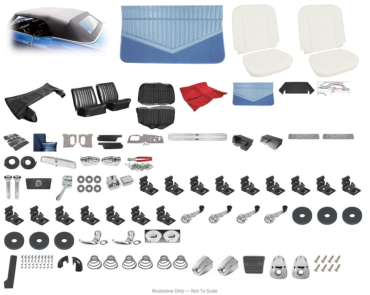 Photo of Interior Kit, 1964 Skylark Stage IV, Buckets, Convertible-PUI