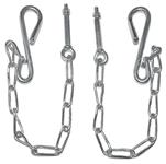 Tailgate Chains, 1954-87 Chevrolet/GMC Stepside Truck, Zinc-Plated Steel
