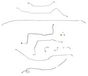 Conversion Line Set, Std to Power, 1967-70 C10, LB w/Coil Spring, Stainless