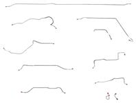 Brake Line Set, Complete, 1967-69 C10/C1500 LB, Outboard, Power w/Coil Spring