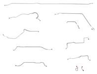 Brake Line Set, Complete, 1970 C10/C1500 LB, Outboard, Standard w/Coil Spring