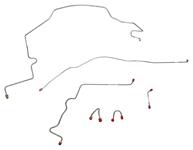 Brake Line Set, Frt, 67-70 C10/C1500, 2WD, Power Brakes, Outboard of Frame, 6pc
