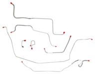 Brake Line Set, Front, 1971-72 C10/C1500, 2WD, Power Brakes, 7pc