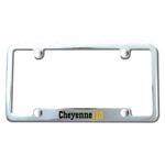 License Plate Frame, Cheyenne|10, 4 Hole