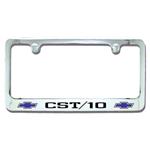 License Plate Frame, CST/10 w/Bowtie, 2 Hole