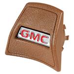 Horn Cap, Standard Wheel, 1969-72 GMC Truck/Suburban/Jimmy, Red GMC Letters
