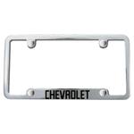 License Plate Frame, Short Chevrolet, 4 Hole