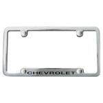 License Plate Frame, Long Chevrolet, 4 Hole