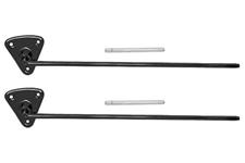 Sun Visor Bracket, 1967-72 Chevy/GMC Truck, w/Rod, Pair