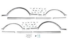 Molding Set, Lower Body Side, 1967-68 Chevy/GMC Truck, Fleetside Short Bed, 12pc