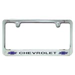 License Plate Frame, Long Chevrolet w/Bowtie, 2 Hole
