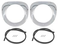 Headlight Bezels, 1955-57 Chevrolet/GMC Truck, w/Seals & Screws