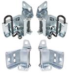 Hinge, Door, 1973-87 GM Truck/Blazer/Jimmy/Suburban, Upper & Lower 4pc Kit