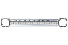 Grille, 1964-66 Chevrolet Truck/Suburban, Chrome w/CHEVROLET Letters