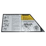 Decal, Stowage & Jack, 1981-92 CAD Fleetwood Brougham, GM # 14049312