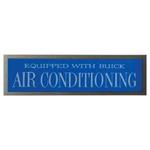 Decal, Window, 1961-63 Buick, Equipped with Buick Air Conditioning