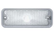 Lens, Park Lamp, 1975-78 GM Truck, Diffused, Clear, w/Side Moldings