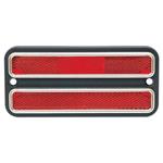 Side Marker, 1968-72 GM Truck, Deluxe, Red Rear, w/Gasket & Hardware