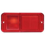 Side Marker, 1968-72 GM Truck, Standard, Red Rear, w/Gasket & Hardware