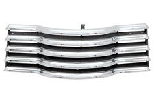 Grille, 1947-53 Chevrolet Truck, Chrome w/Black Back Bars w/Hardware