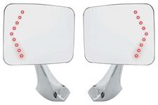 Mirror, Outside, 1970-72 GM Truck/Suburban/Blazer/Jimmy, w/LED Arrows, Pair