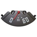 Oil Pressure Gauge, 1947-49 Chevrolet Advance Design Truck, V8 Conv. 0-60lb