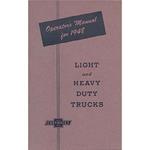Owners Manual, 1948 Chevrolet Truck