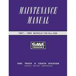 Service Manual, 1947-54 GMC Truck