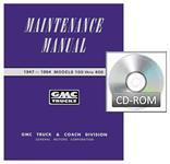 Service Manuals, Digital, Chassis/Body/Electrical, 1947-54 GMC Truck