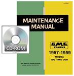 Service Manuals, Digital, Chassis/Body/Electrical, 1957-59 GMC Truck