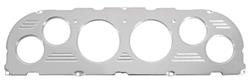 Gauge Mount Panel, Autometer, (2) 3-1/8" & (4) 2-1/16", 60-63 Chevy Truck, Bllt
