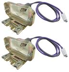 Housing, Park Lamp, 1964-65 GTO, 1966-67 LeMans/Tempest, w/Plug & Wiring, Pair
