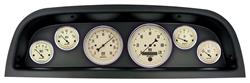 Gauge Set w/ABS Panel, Autometer, 1960-63 Chevrolet Truck/Suburban, 6-Gauge