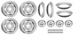 Wheel Kit, Rally I, 1965 Pontiac, 15" X 8"