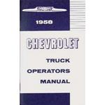 Owners Manual, 1958 Chevrolet Truck