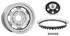 Wheel Kit, Rally I, Pontiac, 14" X 6", w/1-5/8" Deep Rings