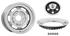 Wheel Kit, Rally I, 1966-68 Pontiac, 15" X 7"