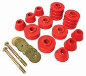 Bushing Set, Body Mount, 1973-80 GM Truck, Standard Cab, 2/4WD, Exc. 1/2 Ton 2WD