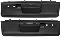 Door Panels, 1973-77 El Camino, Front, Lower, Power Locks, Manual Windows