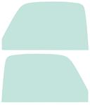 Door Glass, Front, 1947-50 Chevrolet/GMC Truck, Pair