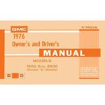Owners Manual, 1976 GMC C/K Truck