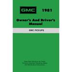 Owners Manual, 1981 GMC C/K Truck