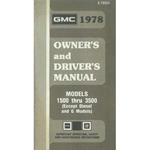 Owners Manual, 1978 GMC C/K Truck