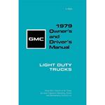 Owners Manual, 1979 GMC C/K Truck