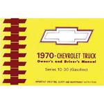 Owners Manual, 1970 Chevrolet C/K Truck