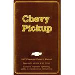 Owners Manual, 1987 Chevrolet C/K Truck