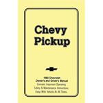 Owners Manual, 1983 Chevrolet C/K Truck