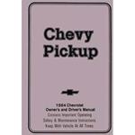 Owners Manual, 1984 Chevrolet C/K Truck