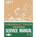 Service Manual, 1971 Chevrolet C/K Truck/Suburban/Blazer