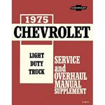 Service Manual, 1975 Chevrolet C/K Truck/Suburban/Blazer